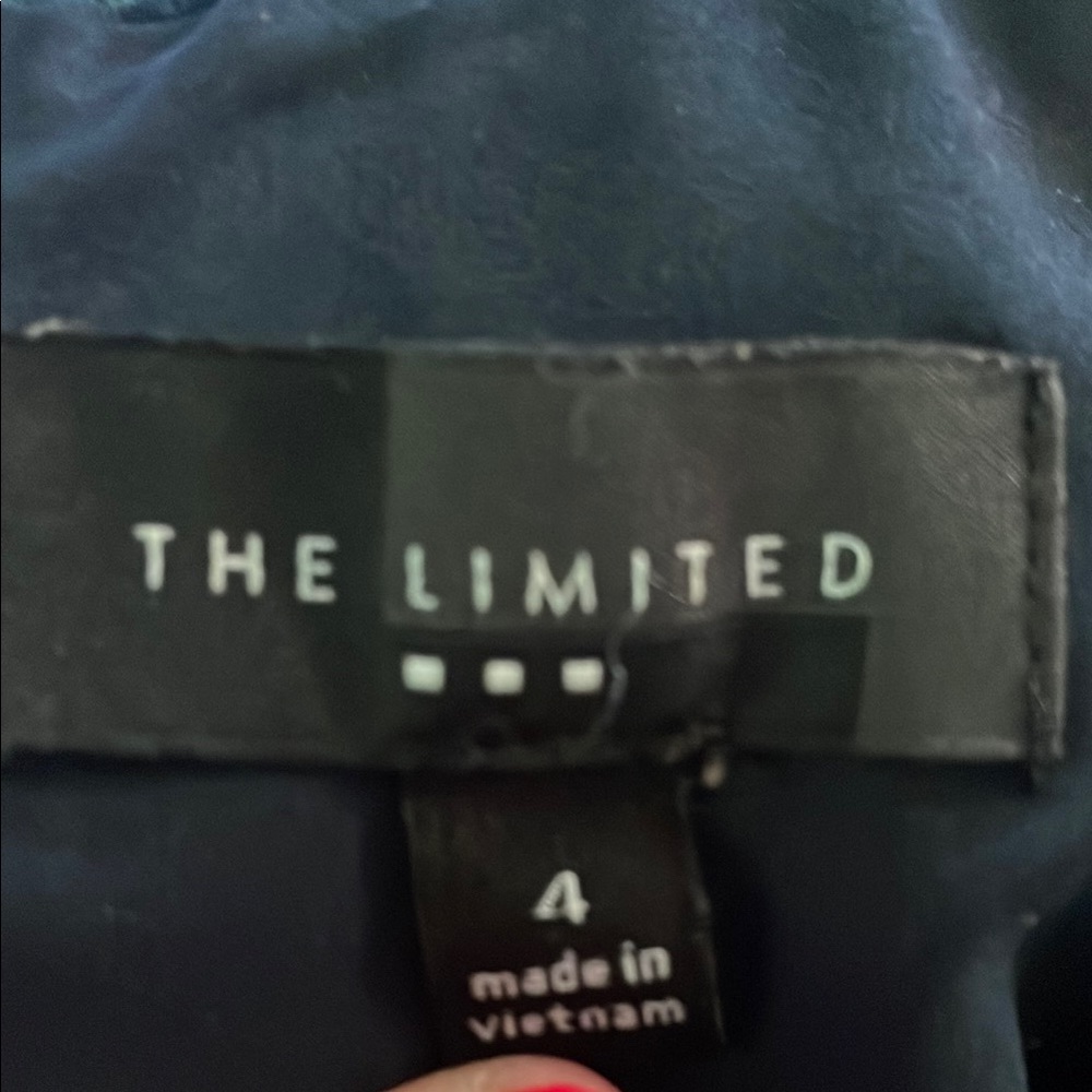 The Limited navy dress with pockets